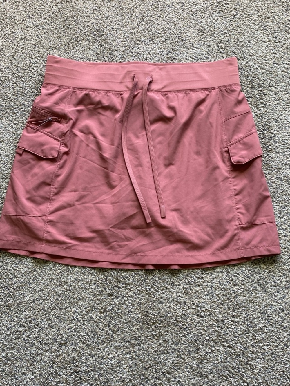Gerry Dusty Rose Active Skort with Cargo Pockets Size Large